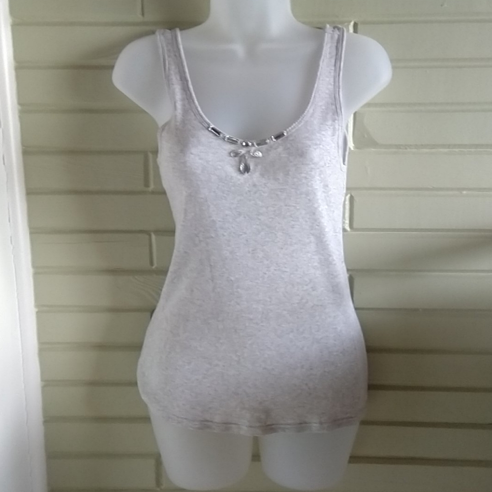 Gray jeweled tank